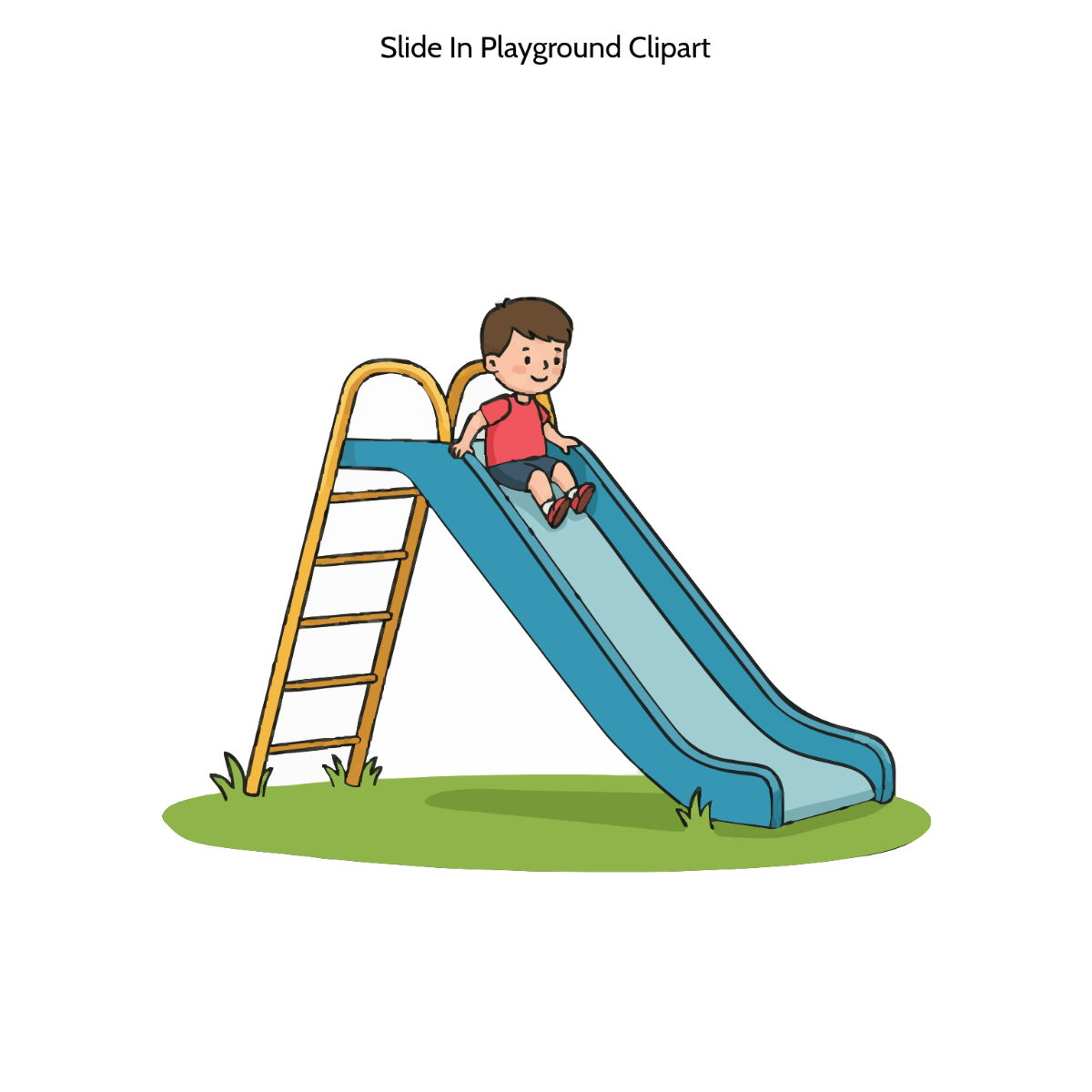 Free Slide In Playground Clipart Template