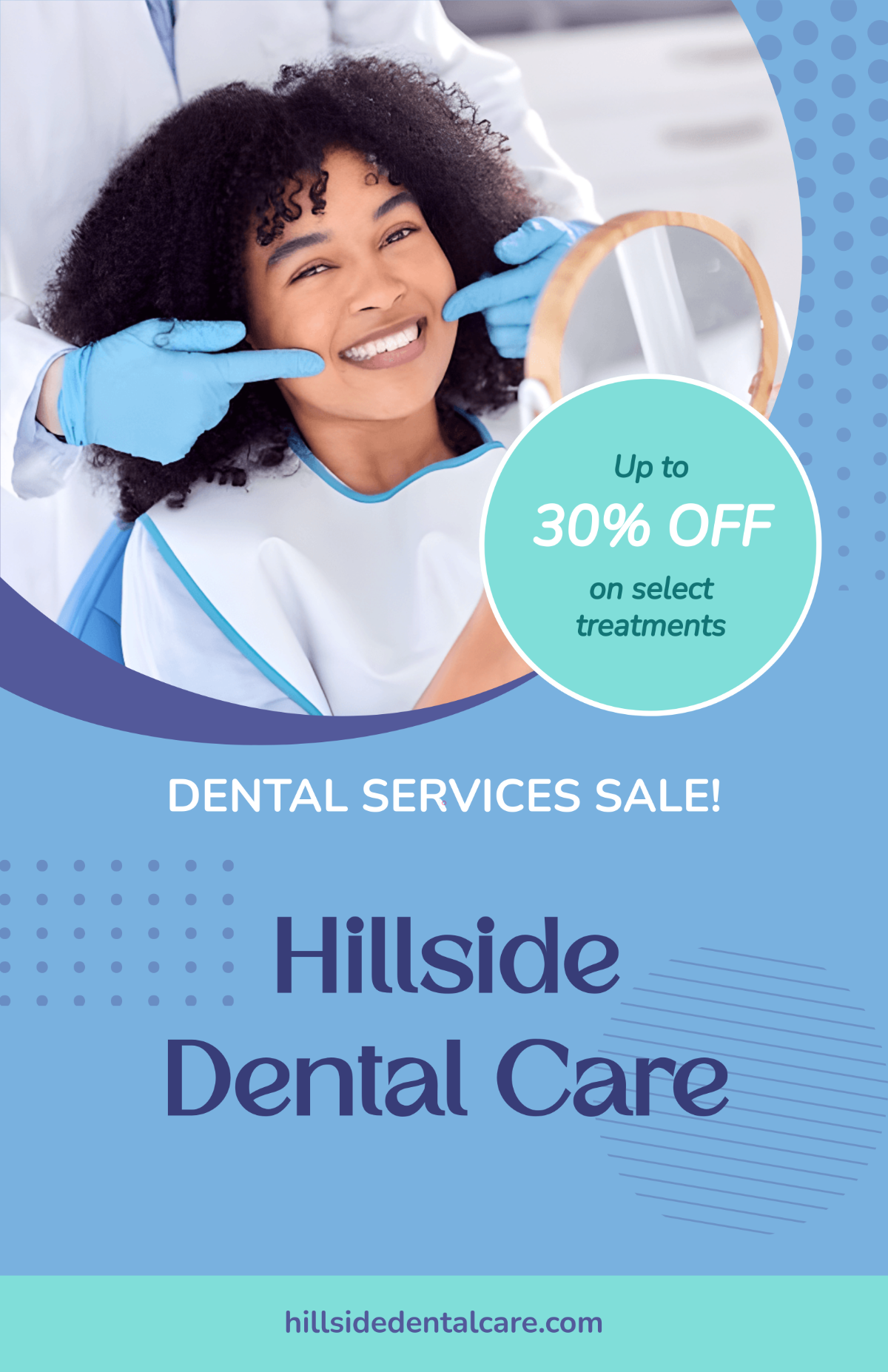 Free Dental Service Poster Template