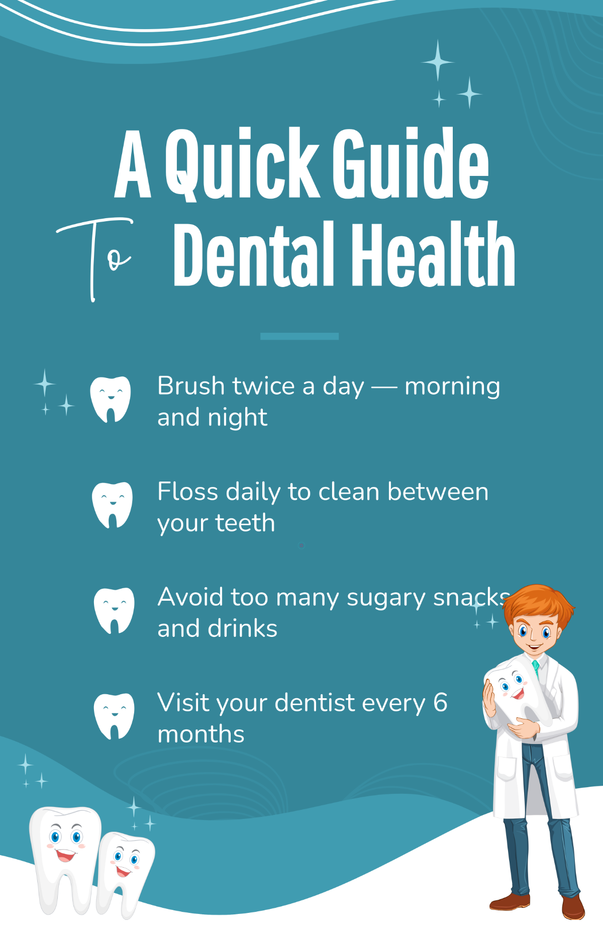 Free Dental Education Poster Template