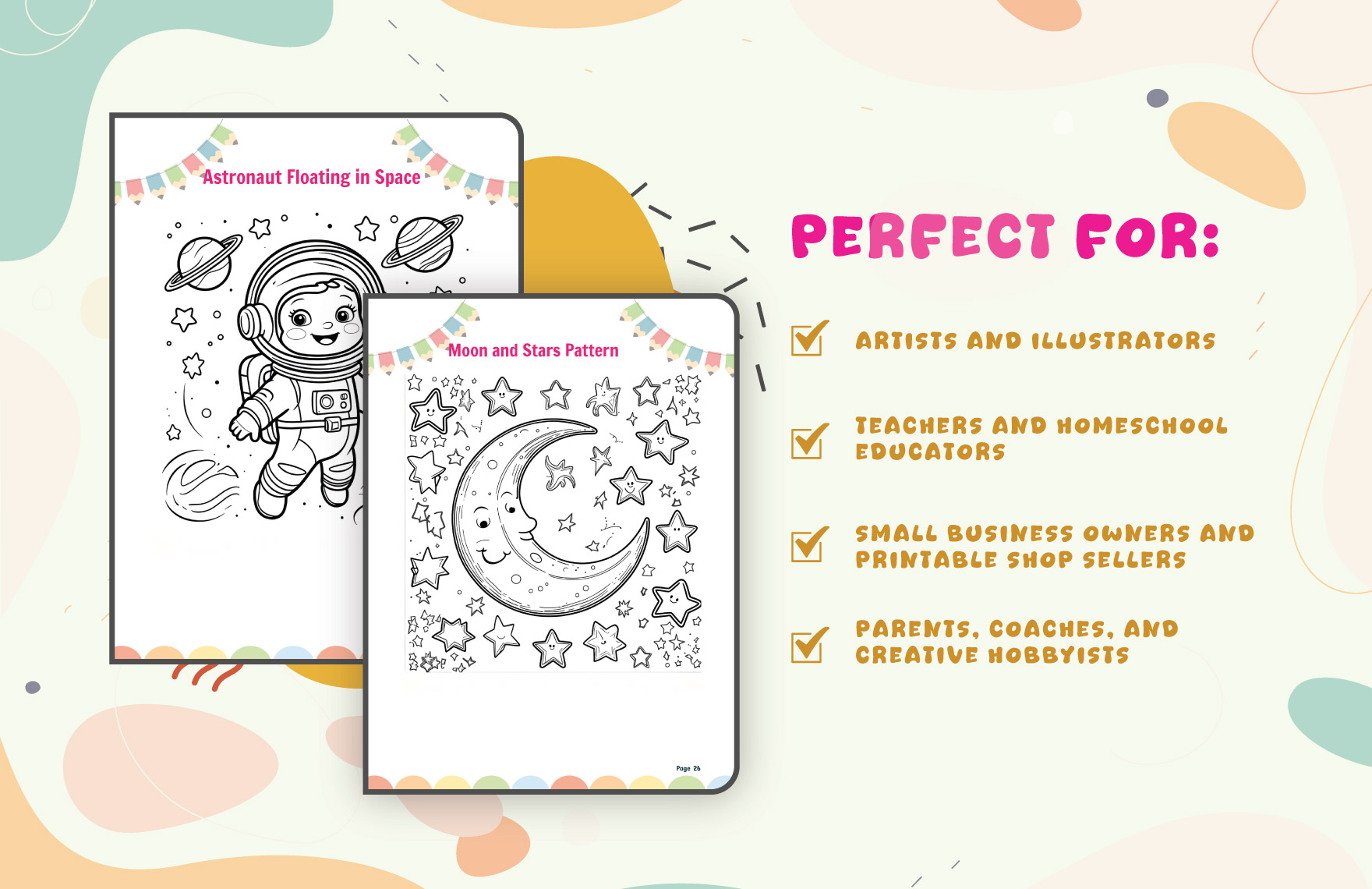 DIY Coloring Book Template