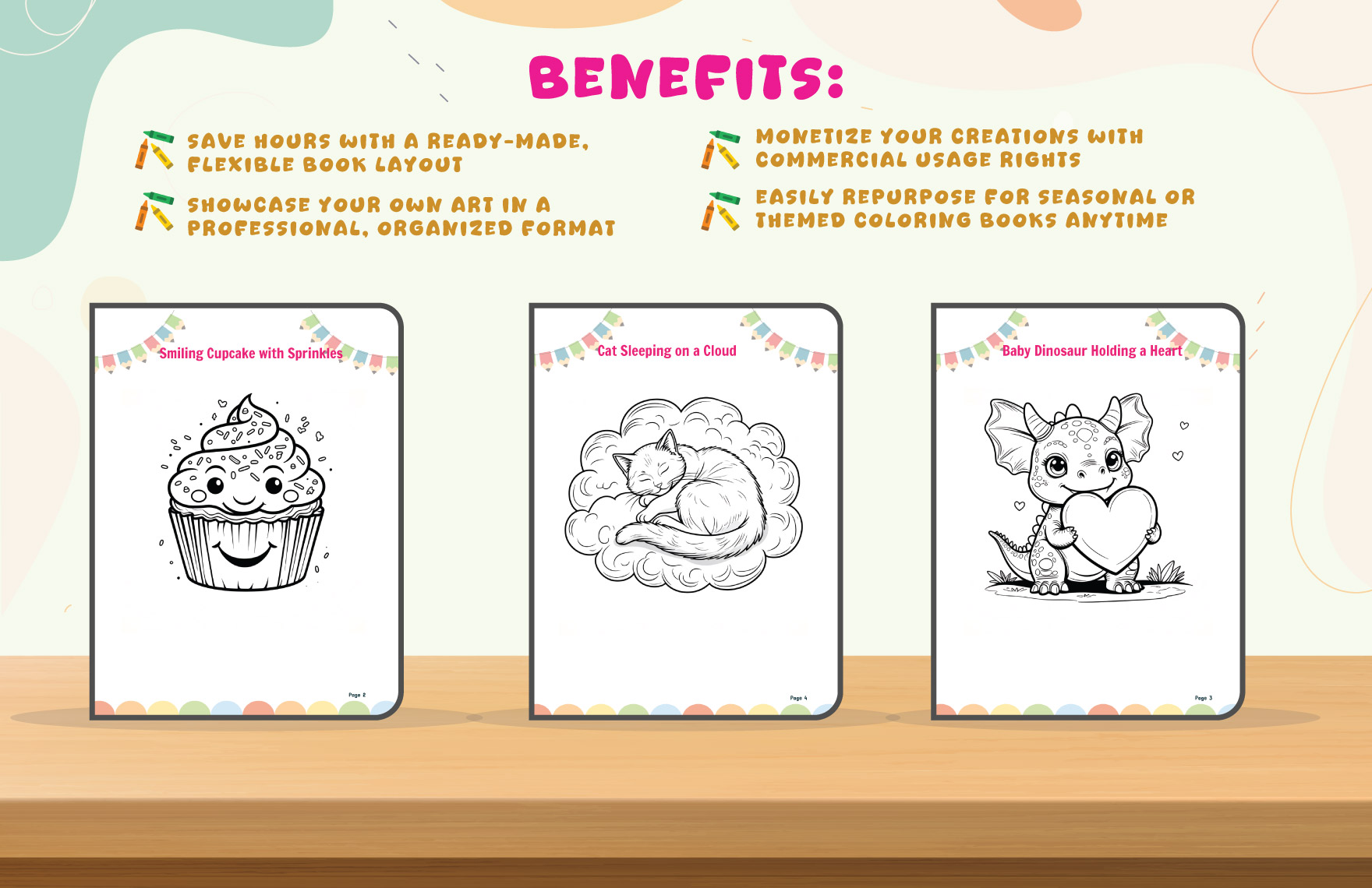 DIY Coloring Book Template
