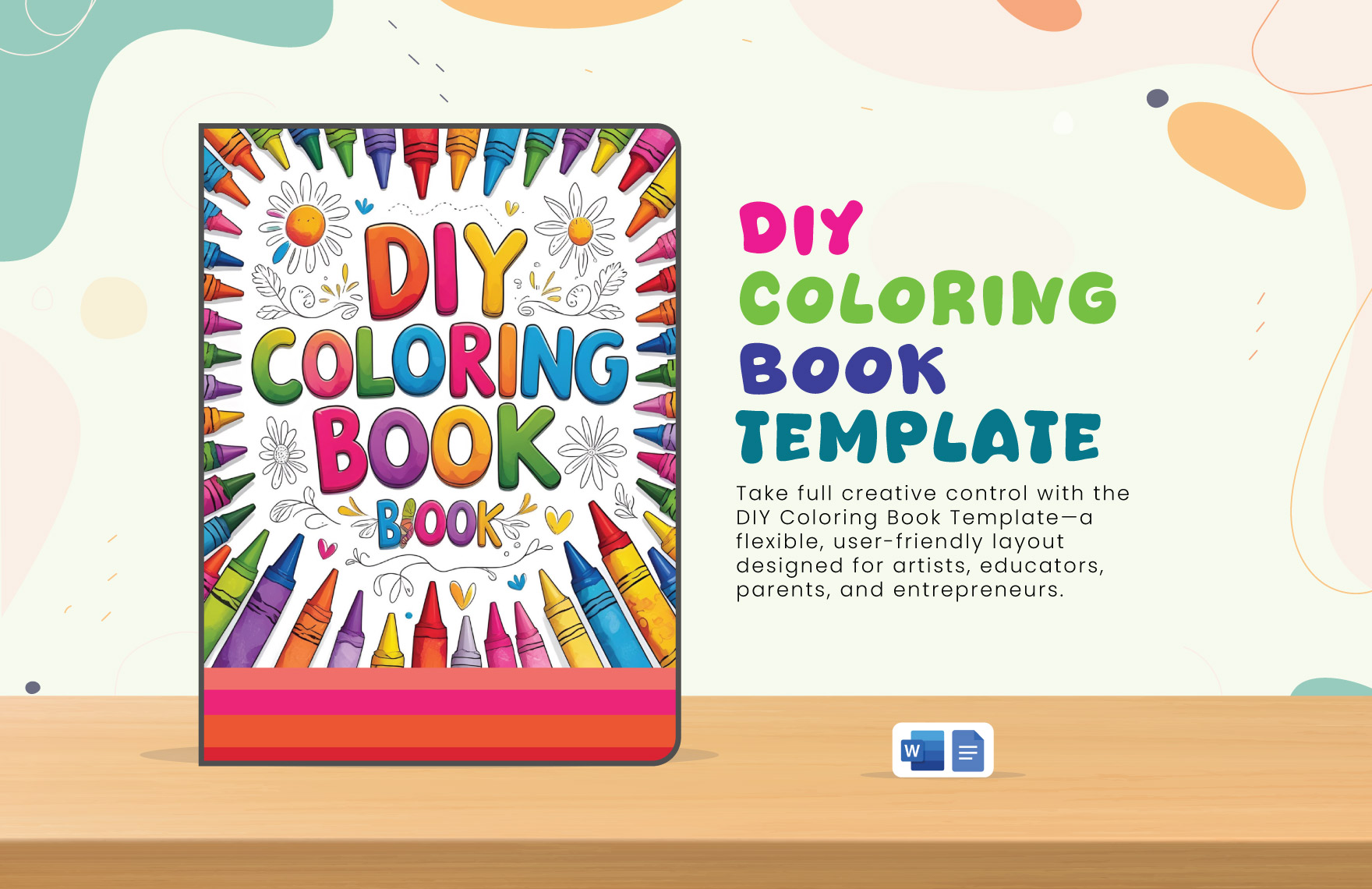 DIY Coloring Book Template