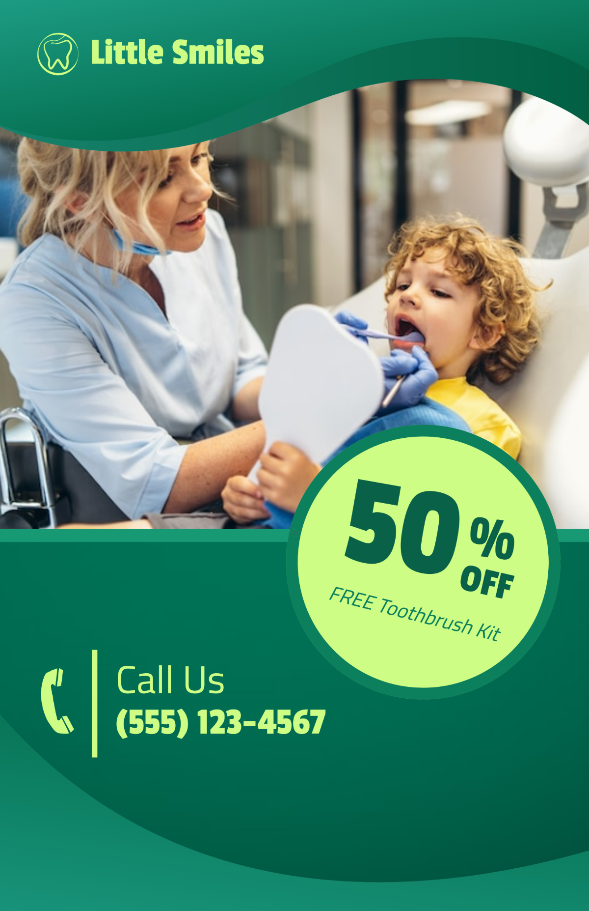Free Pediatric Dental Poster Template