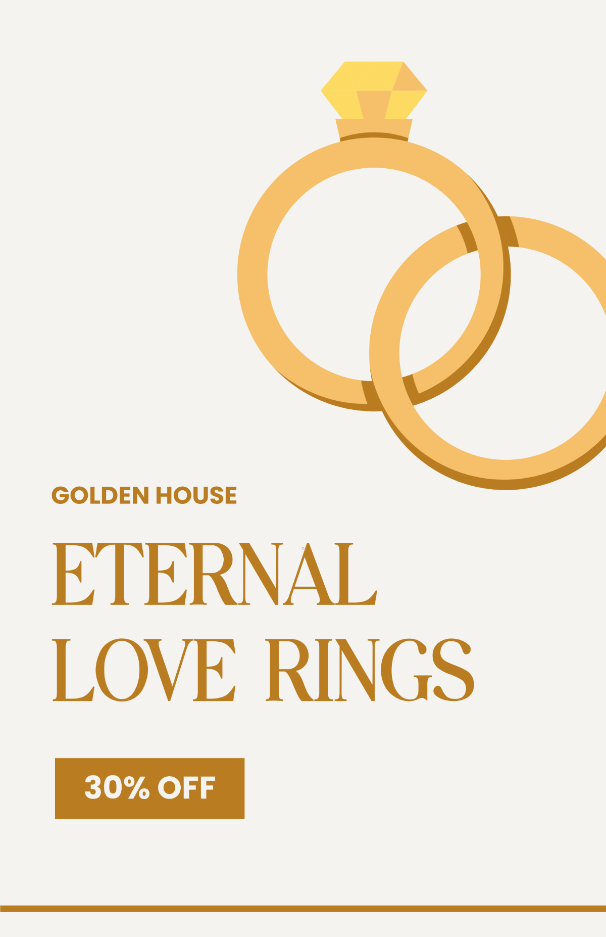Free Wedding Ring Poster Template