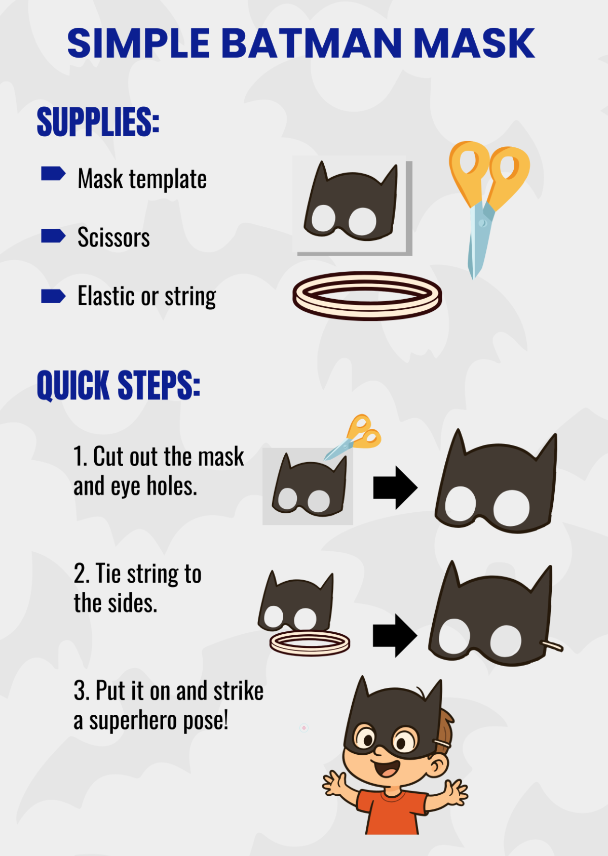 Simple Batman Mask