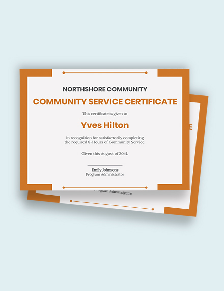 22+ Service Certificate Word Templates - Free Downloads | Template.net