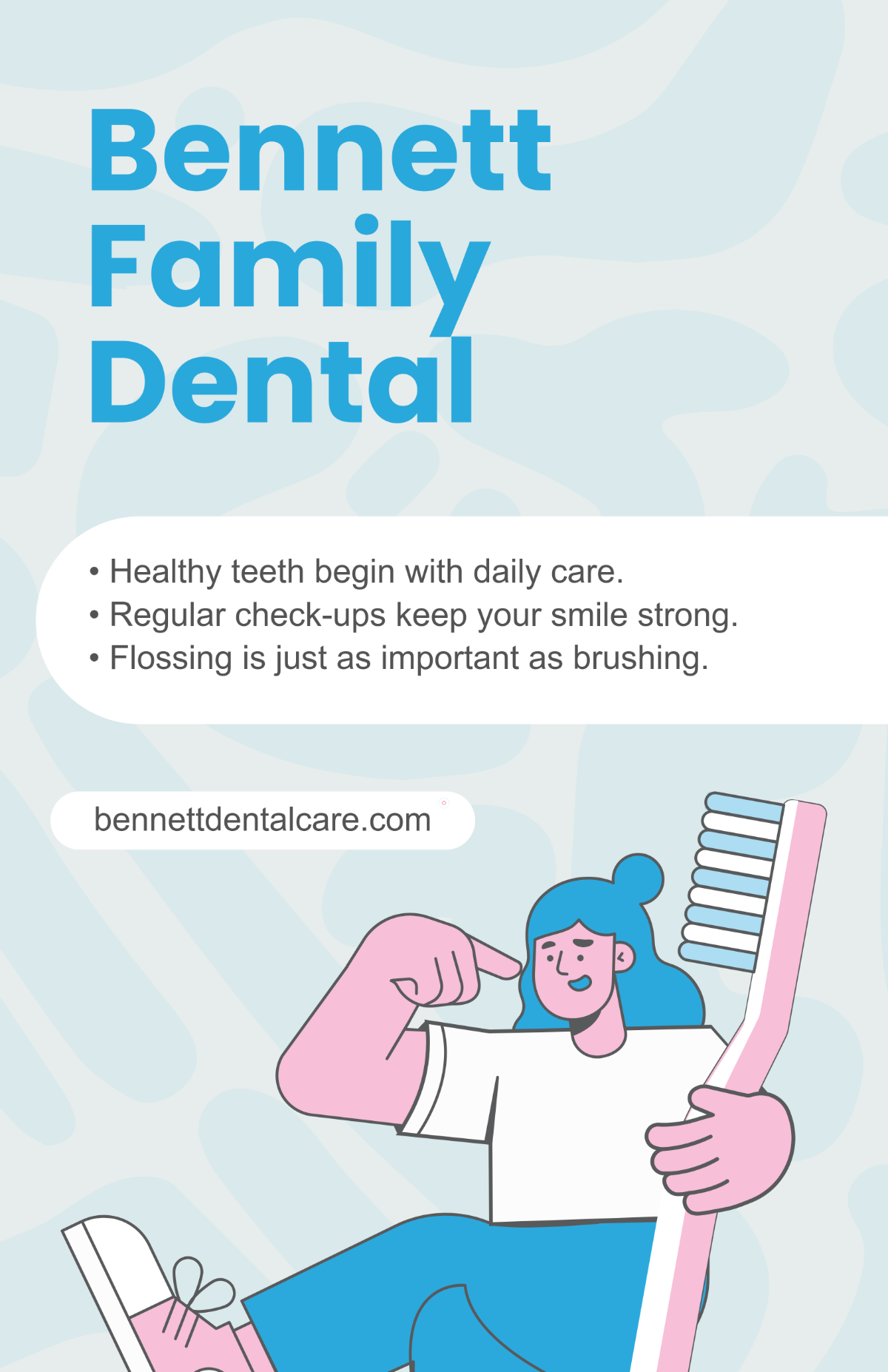 Free Dental Hygiene Poster Template