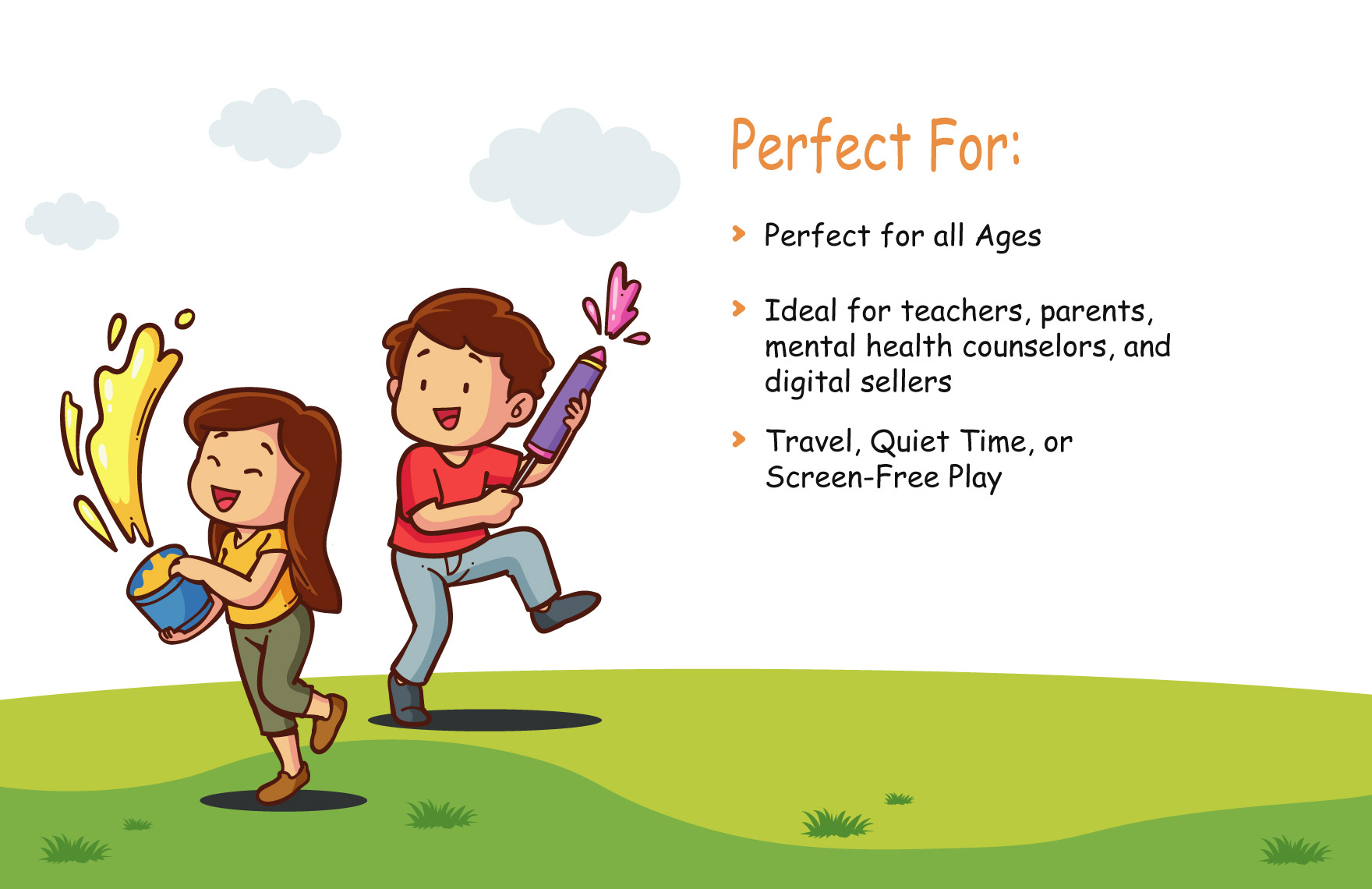 Teens Coloring Book Template