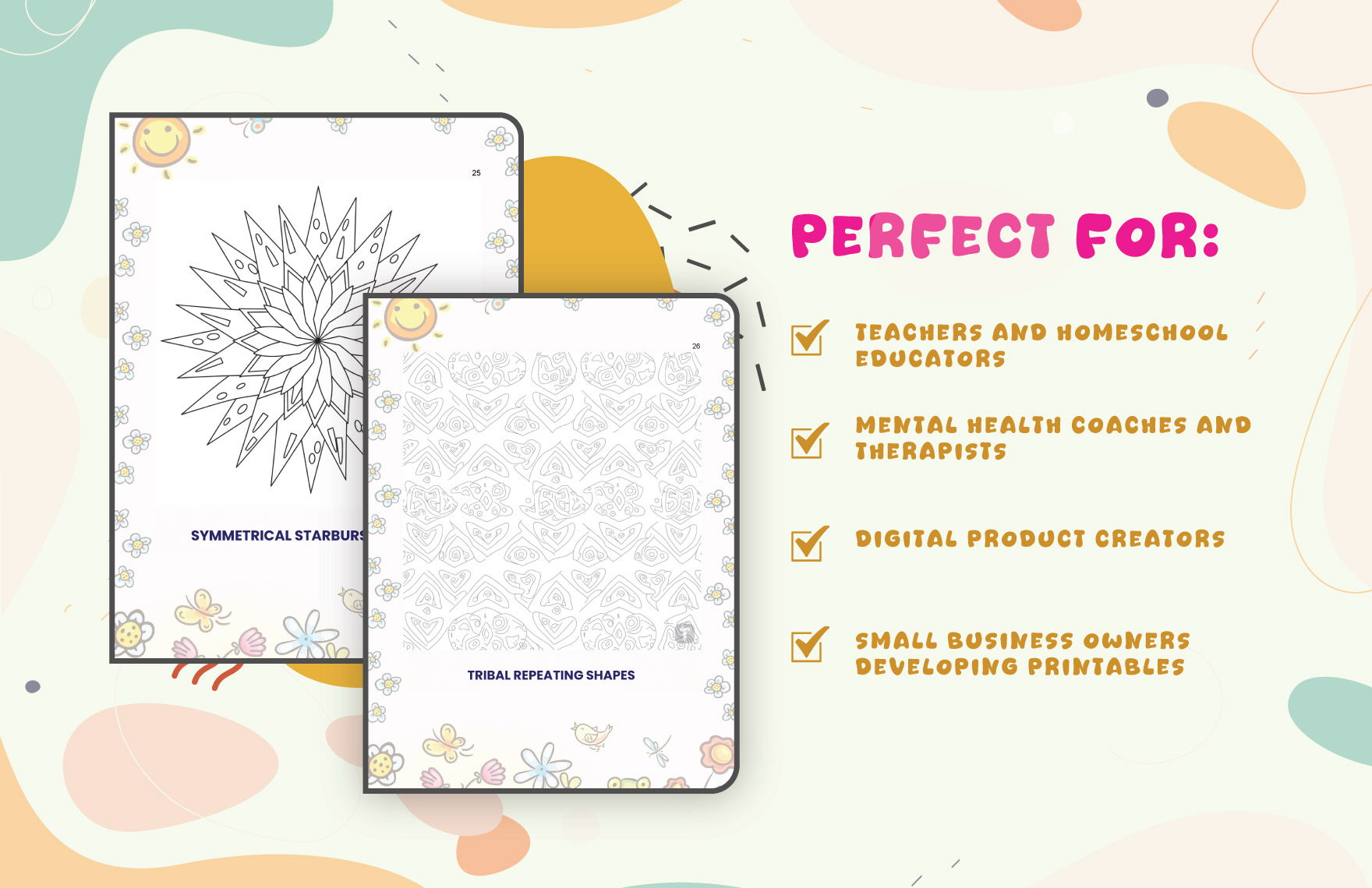 Printable Coloring Book Template