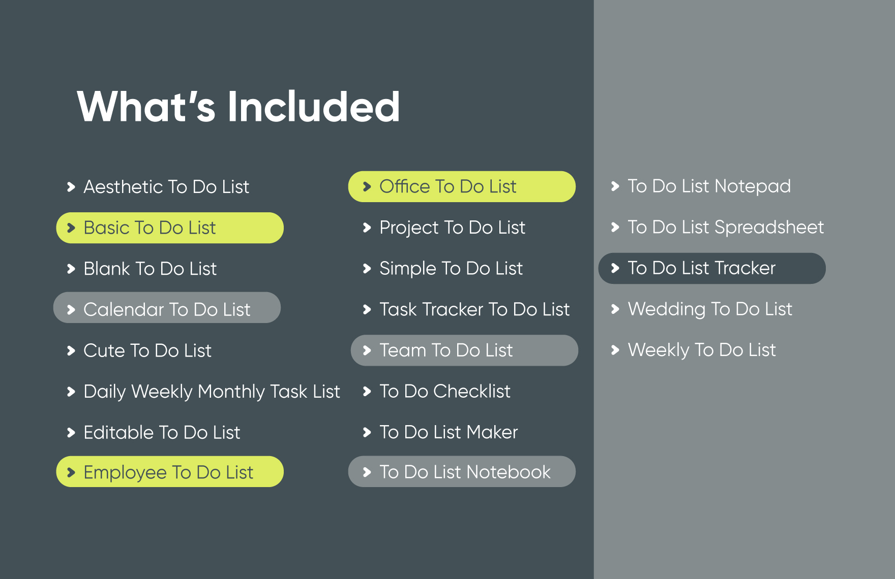 20+ Task & To-Do Mega Pack Bundle
