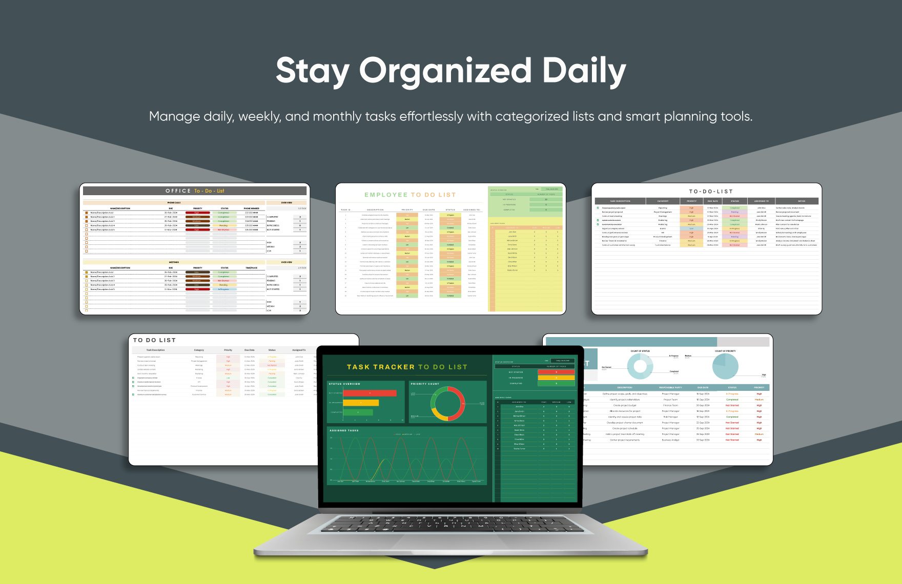 20+ Task & To-Do Mega Pack Bundle