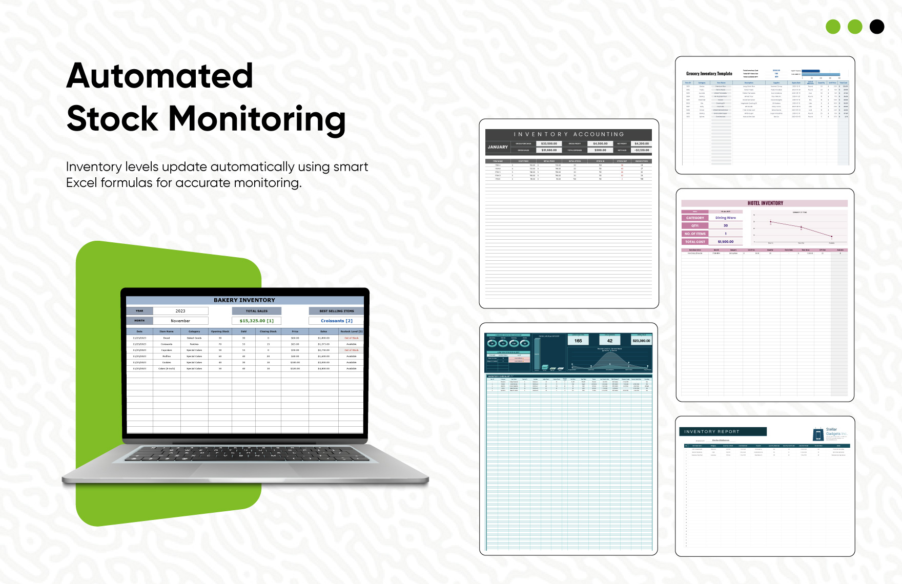 20+ Inventory Control Master Template Bundle