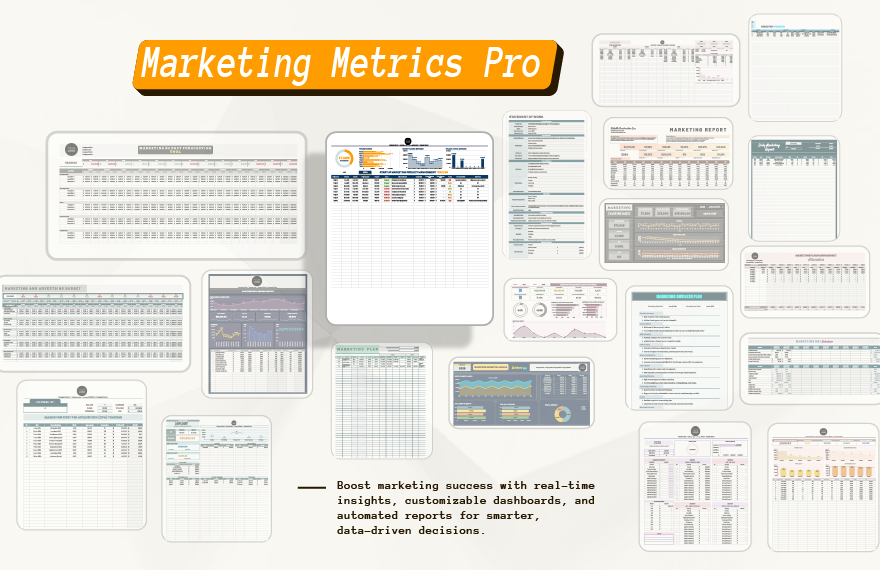 20+ Marketing Metrics Pro Bundle Template