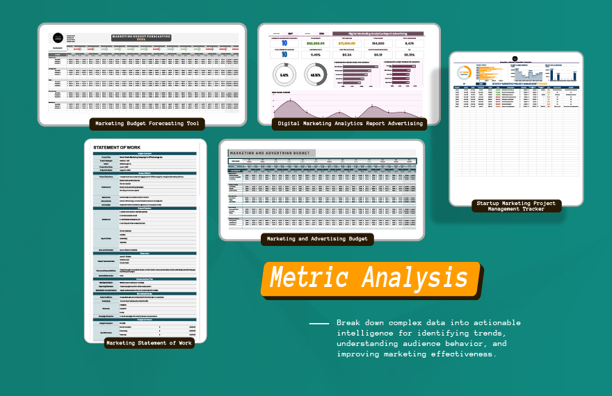 20+ Marketing Metrics Pro Bundle Template