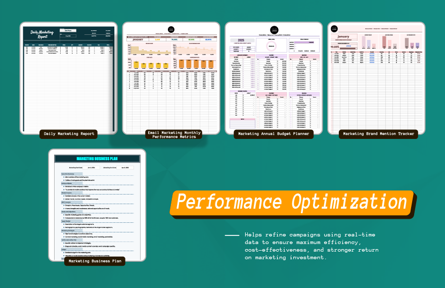 20+ Marketing Metrics Pro Bundle Template