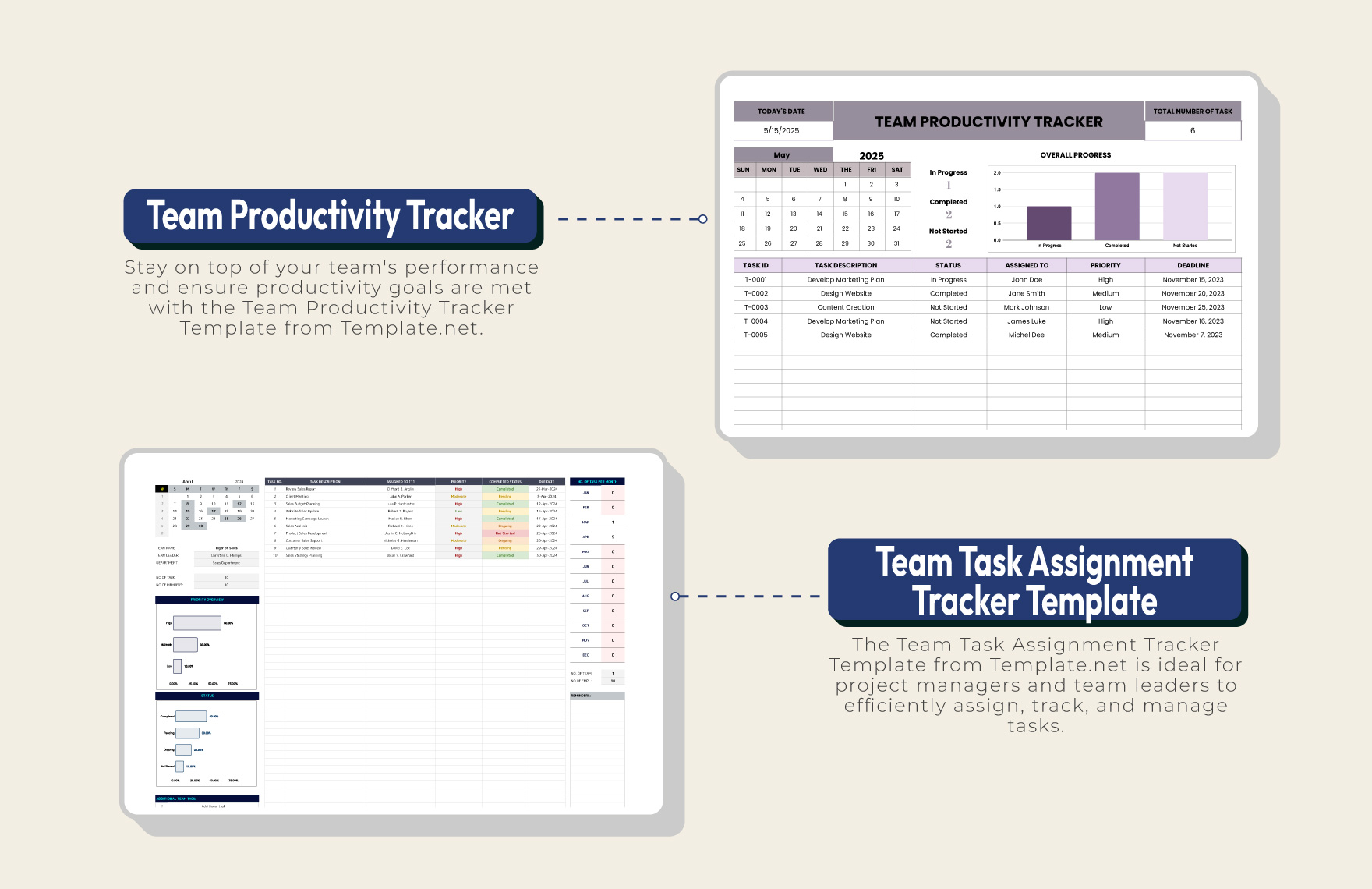 Excel Tracker Suite Template Bundle