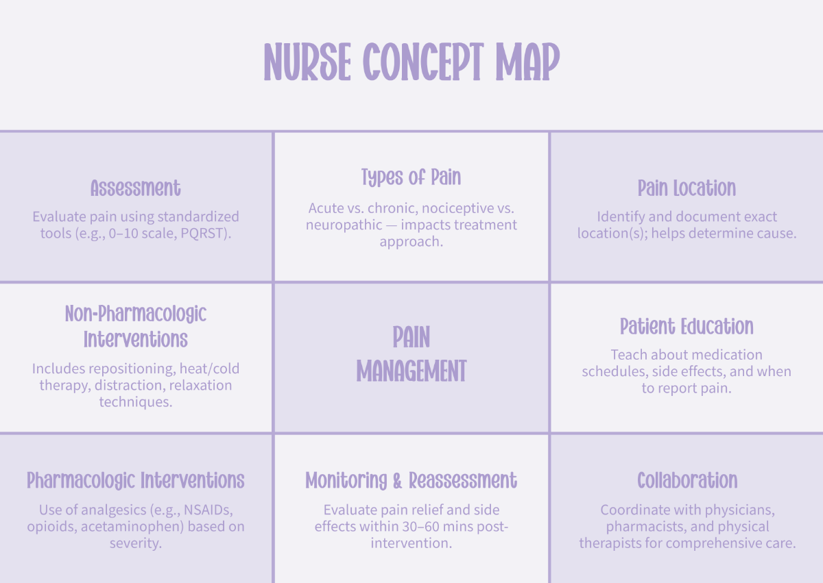 Free Modern Nurse Concept Map Template