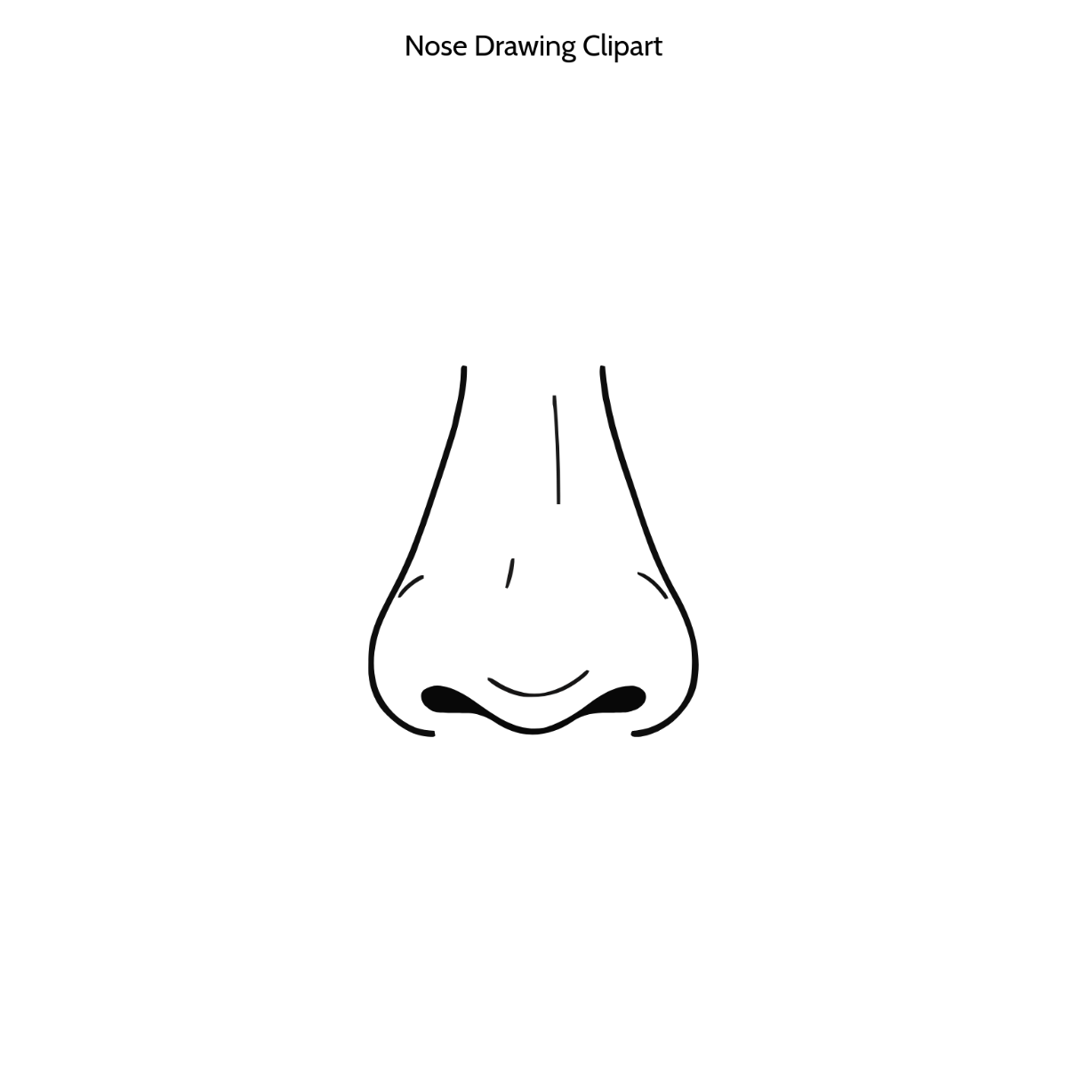 Free Nose Drawing Clipart Template to Edit Online Free Nose Drawing Clipart Template to Edit Online