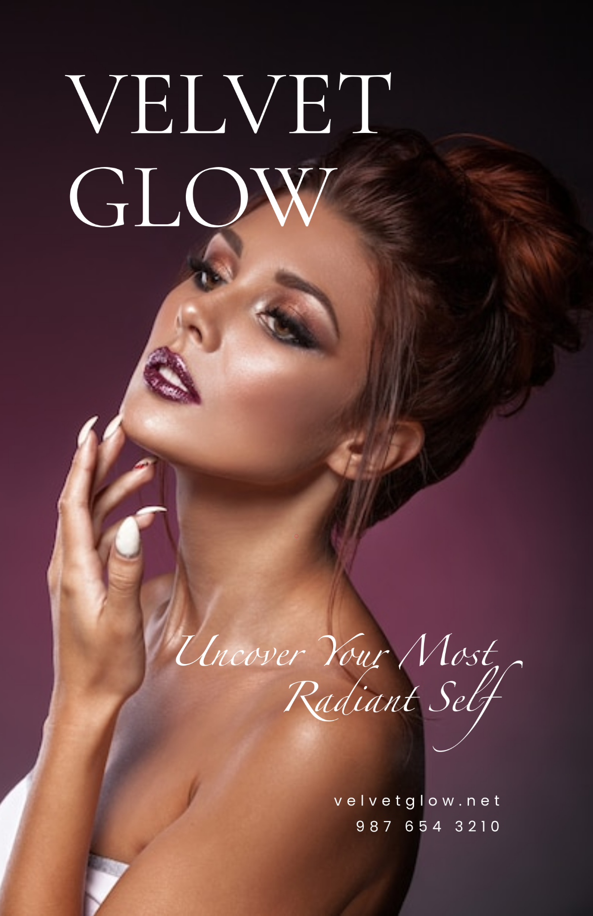 Free Makeup Transformation Poster Template