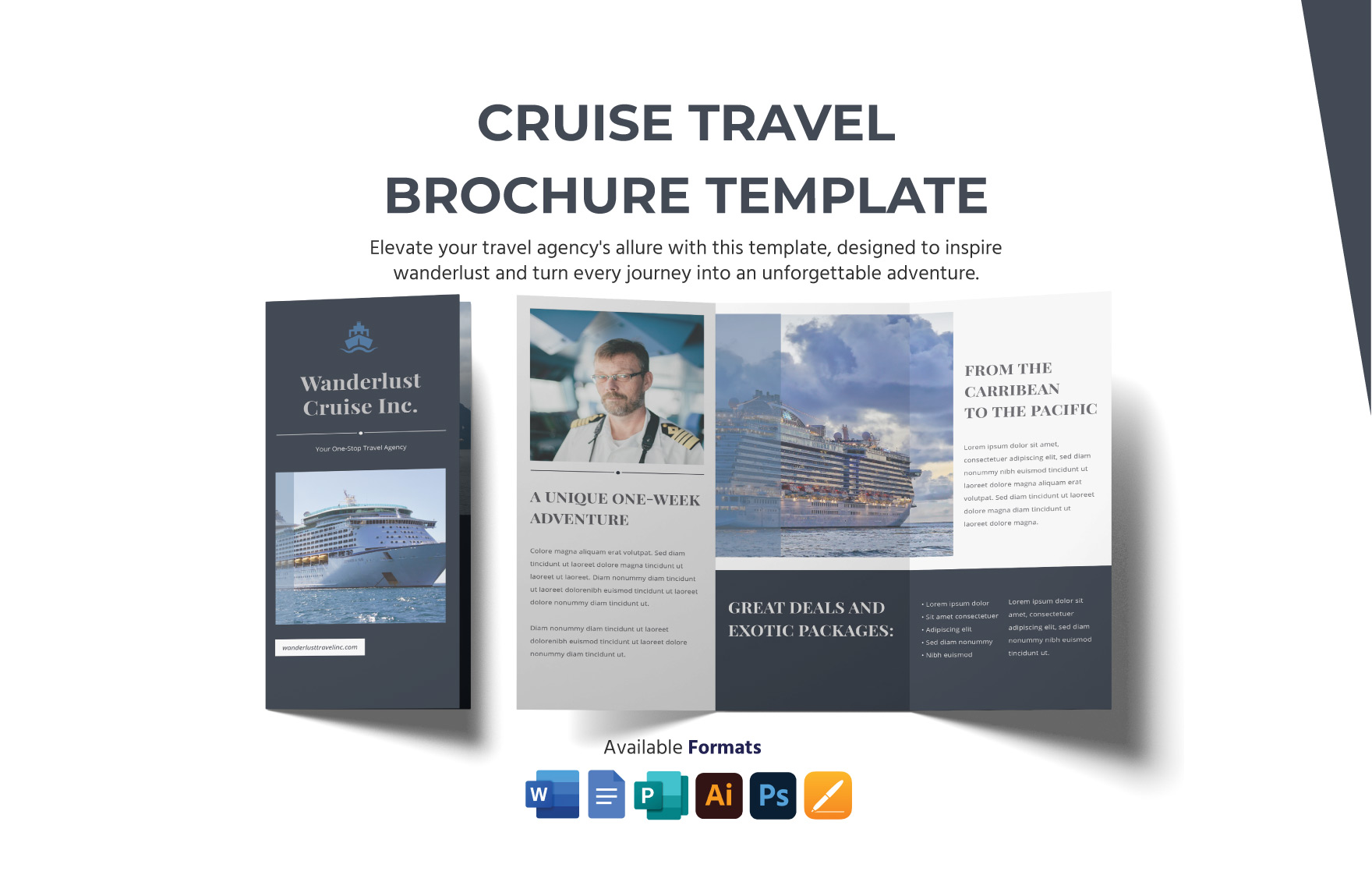 Travel Brochure Template For Google Docs Infoupdate Travel Brochure Template For Google Docs Infoupdate