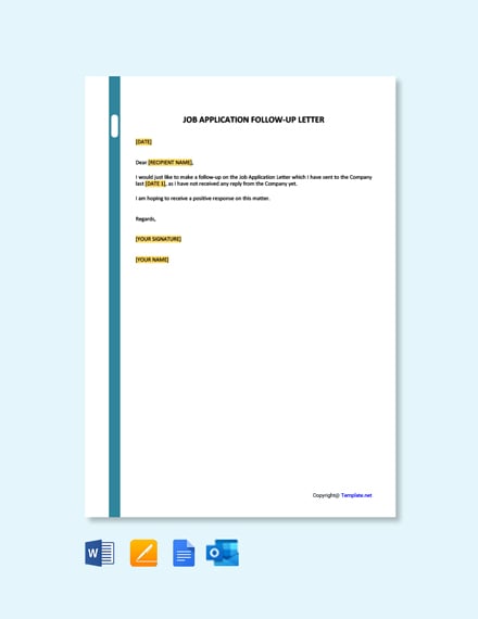 FREE Manager Job Application Letter Template - PDF | Word ...