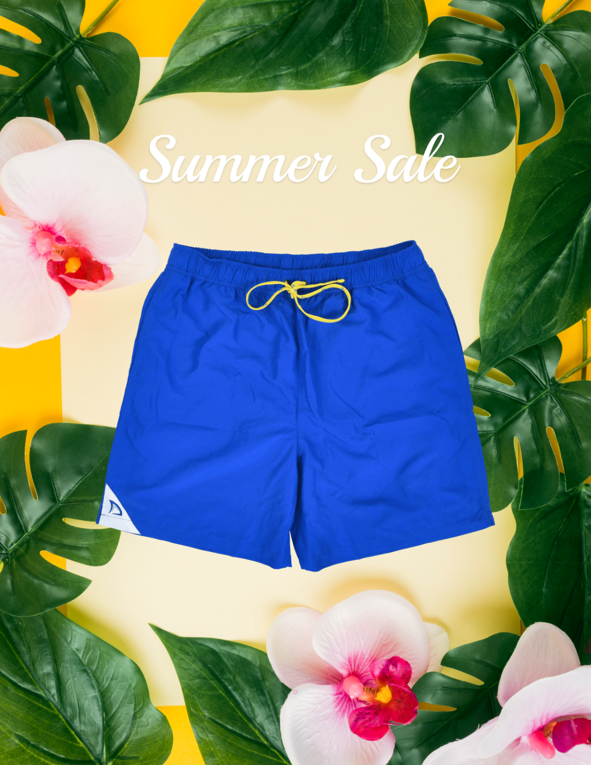 Free Summer Floral Photo Template