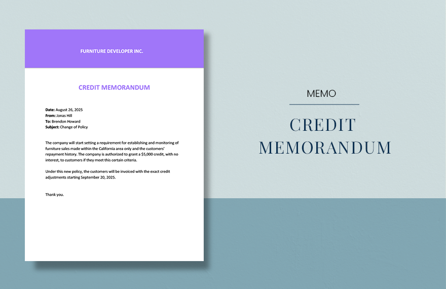 Free Credit Memo Templates To Edit Online And Print Free Credit Memo Templates To Edit Online And Print