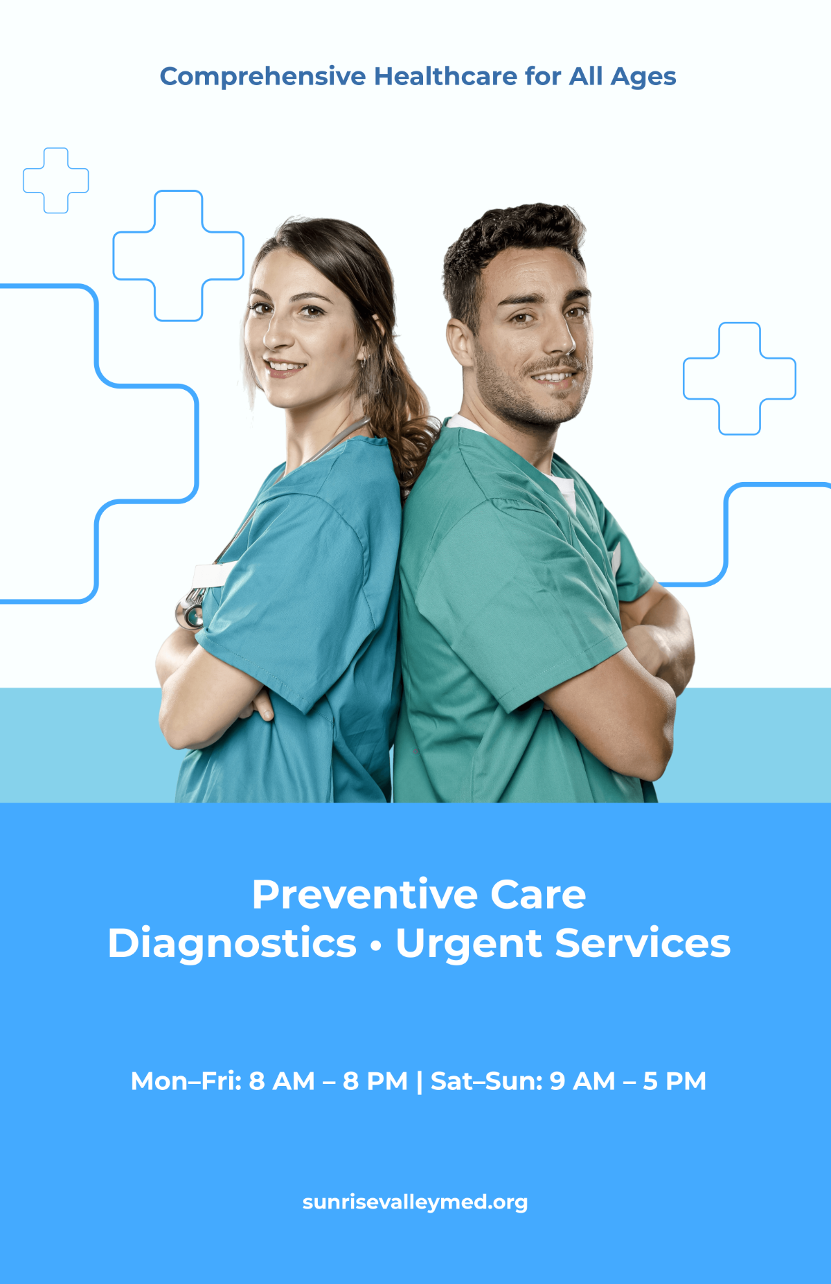 Free Medical Healthcare Poster Template