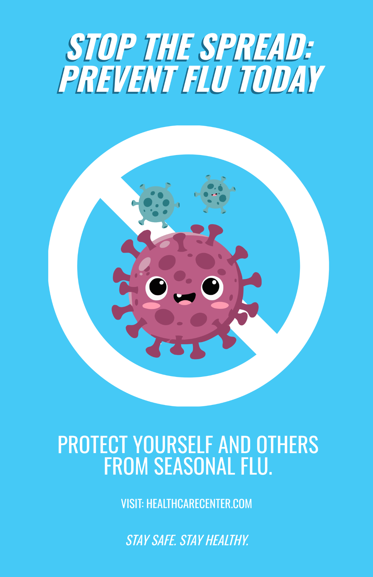 Free Medical Disease Prevention Poster Template
