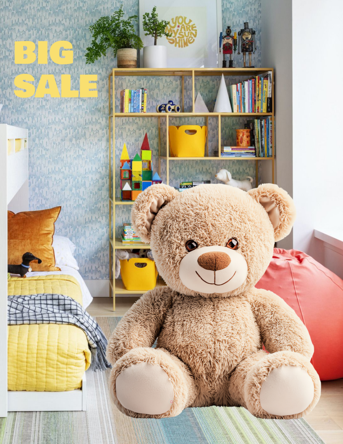 Free Kids Room Interior Photo Template