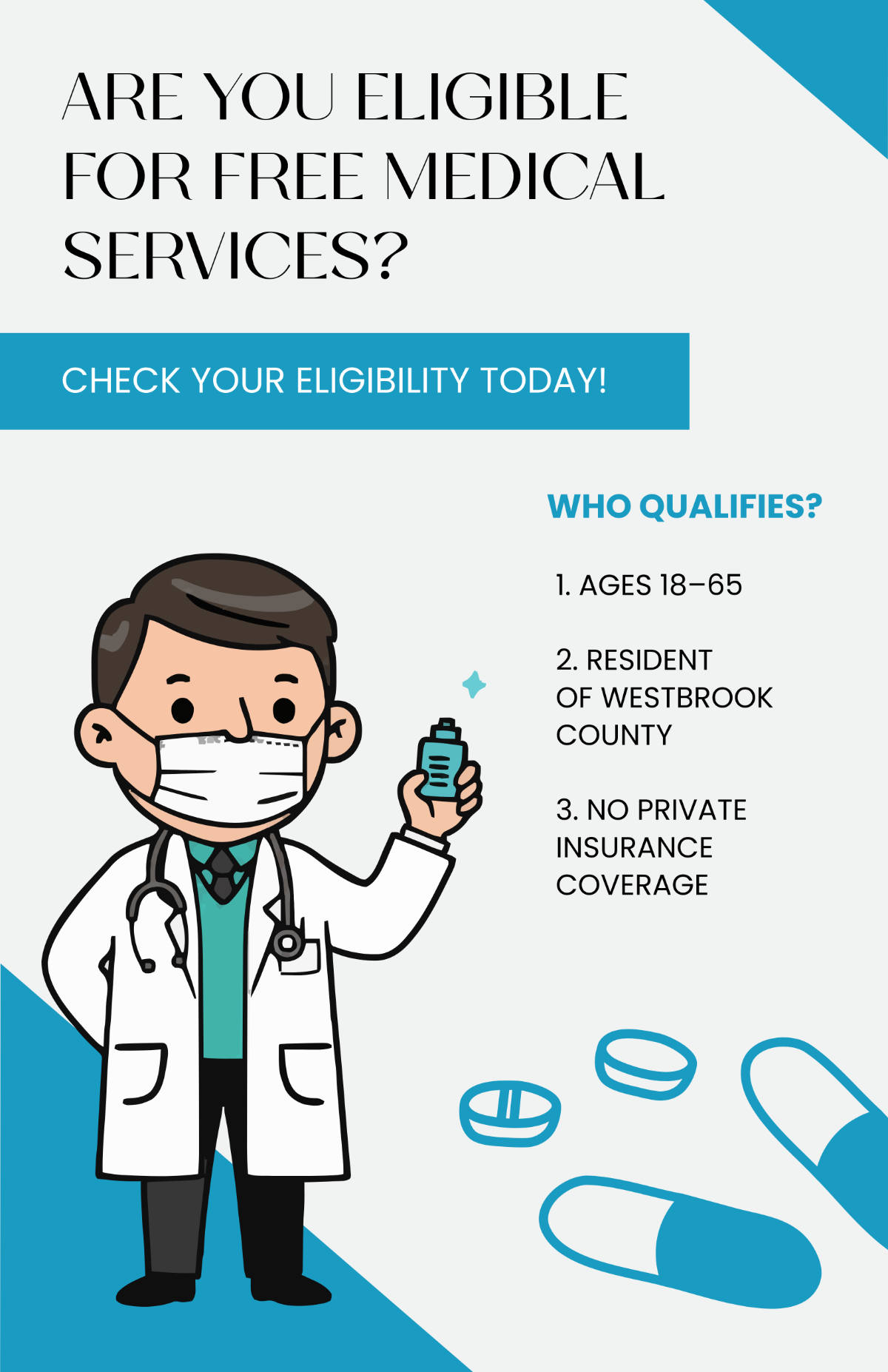 Free Medical Eligibility Poster Template