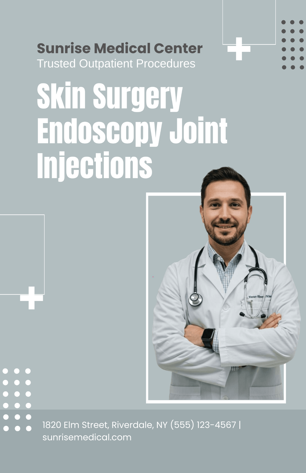 Free Medical Procedures Poster Template