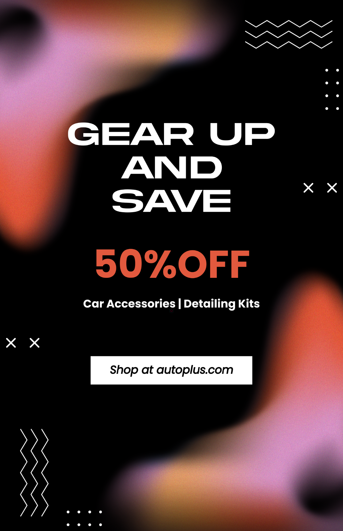 Free Auto Cyber Monday Poster Template