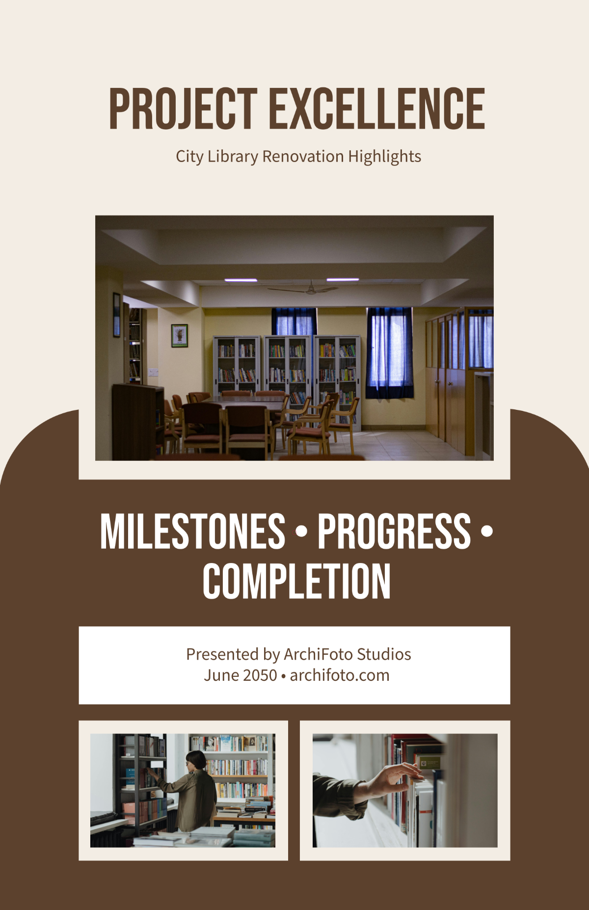 Free Professional Project Photo Poster Template
