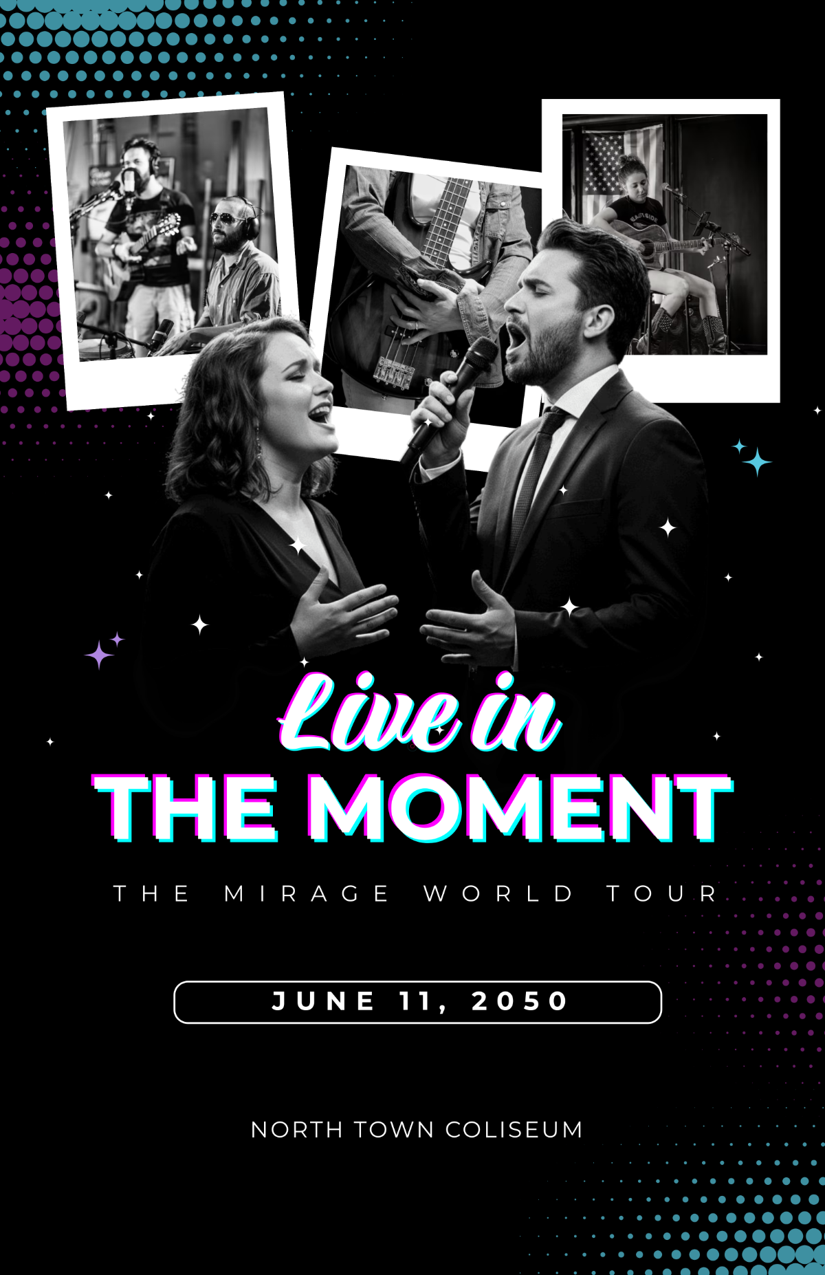 Free Concert Photo Poster Template
