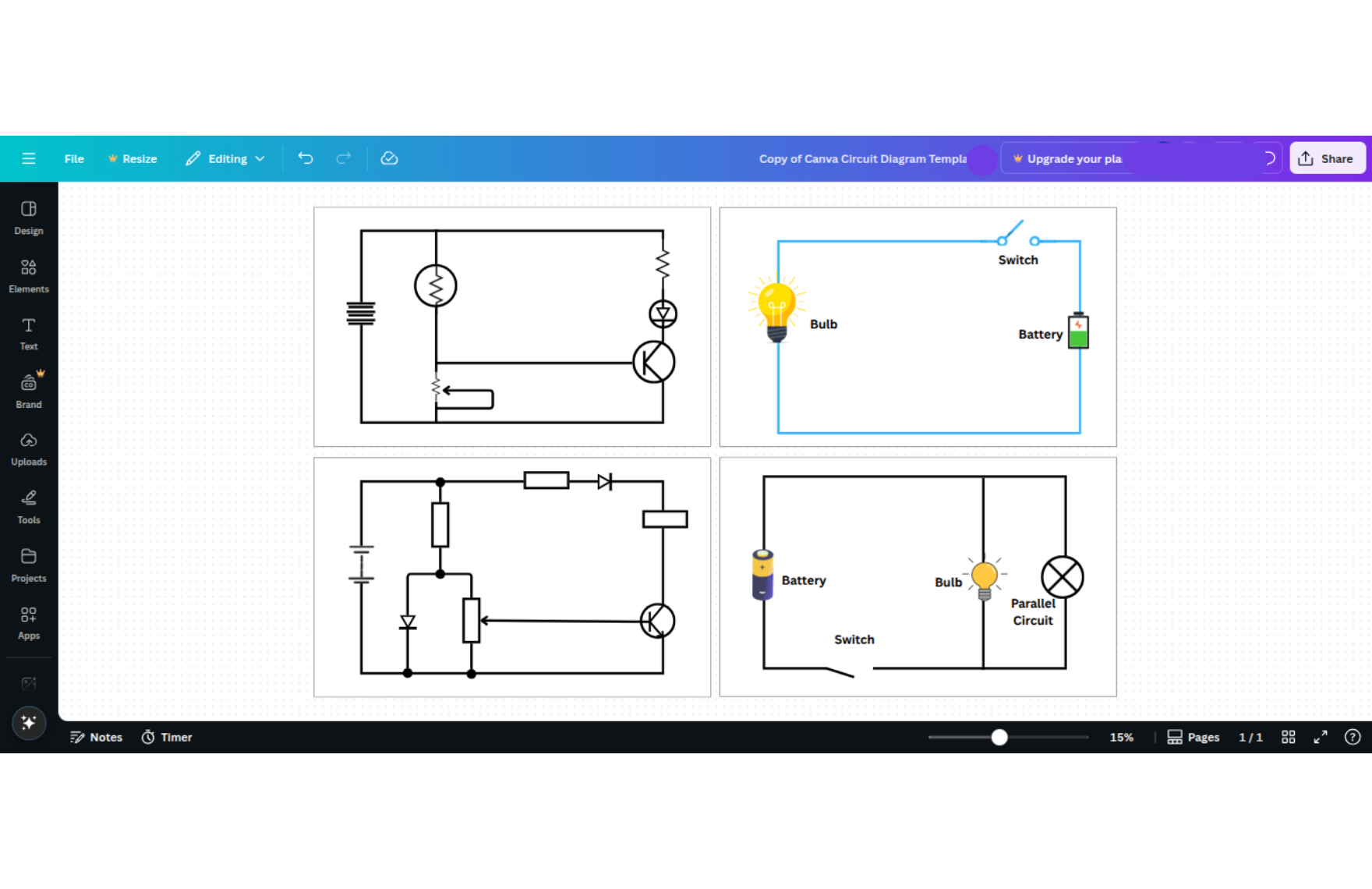 Free Circuit Diagram Template