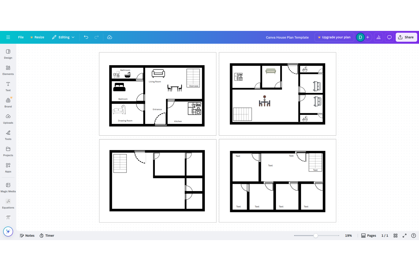 Free House Plan Template