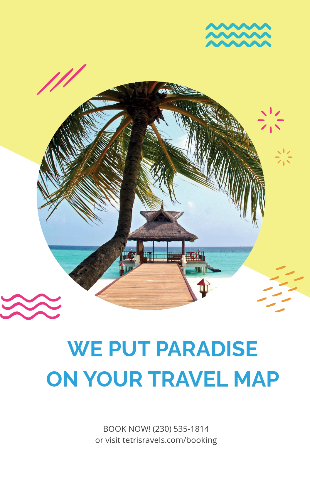 travel advertisement poster template