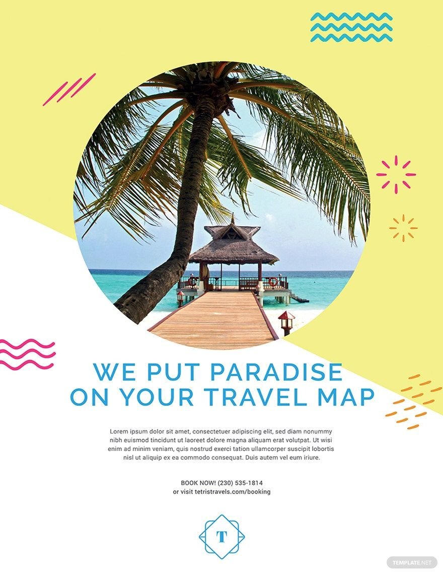 Travel Advertising Poster Template