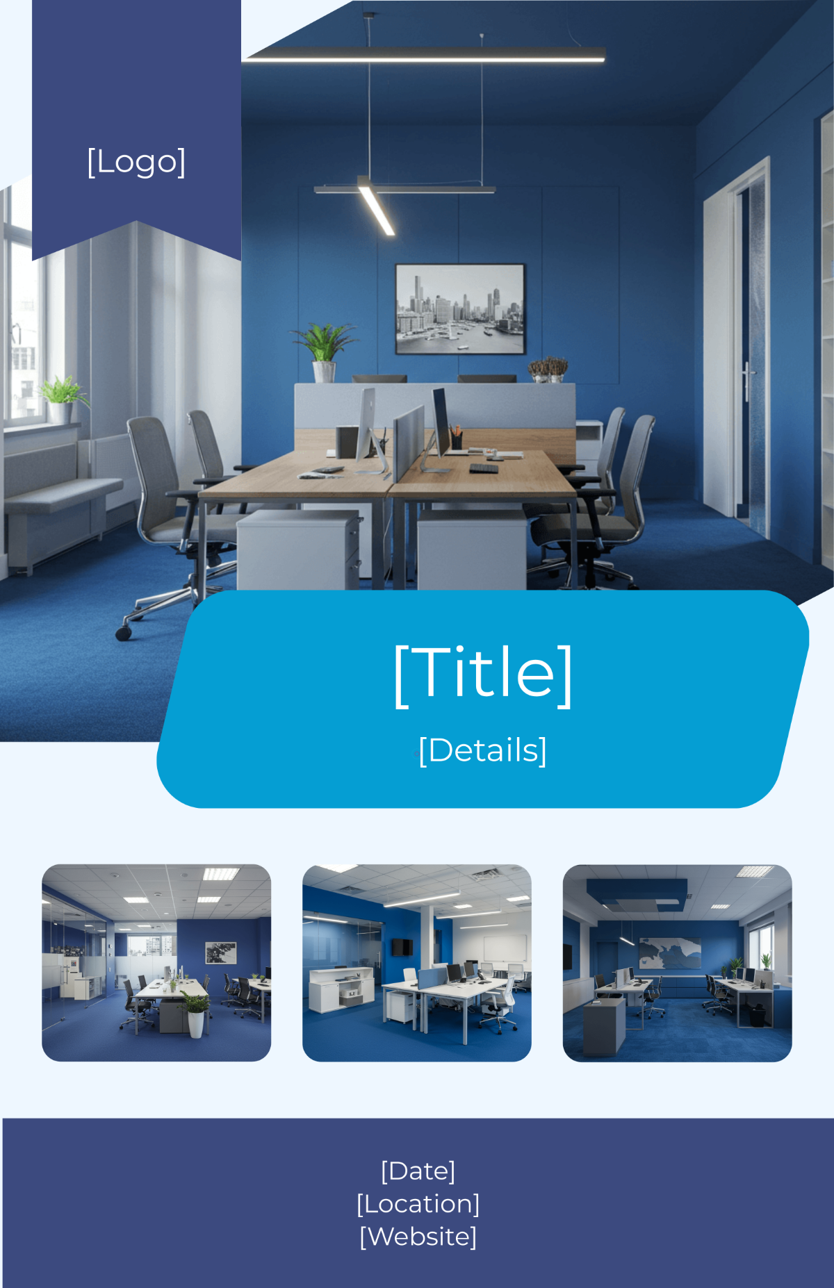 Free Blank Agency Photo Poster Template