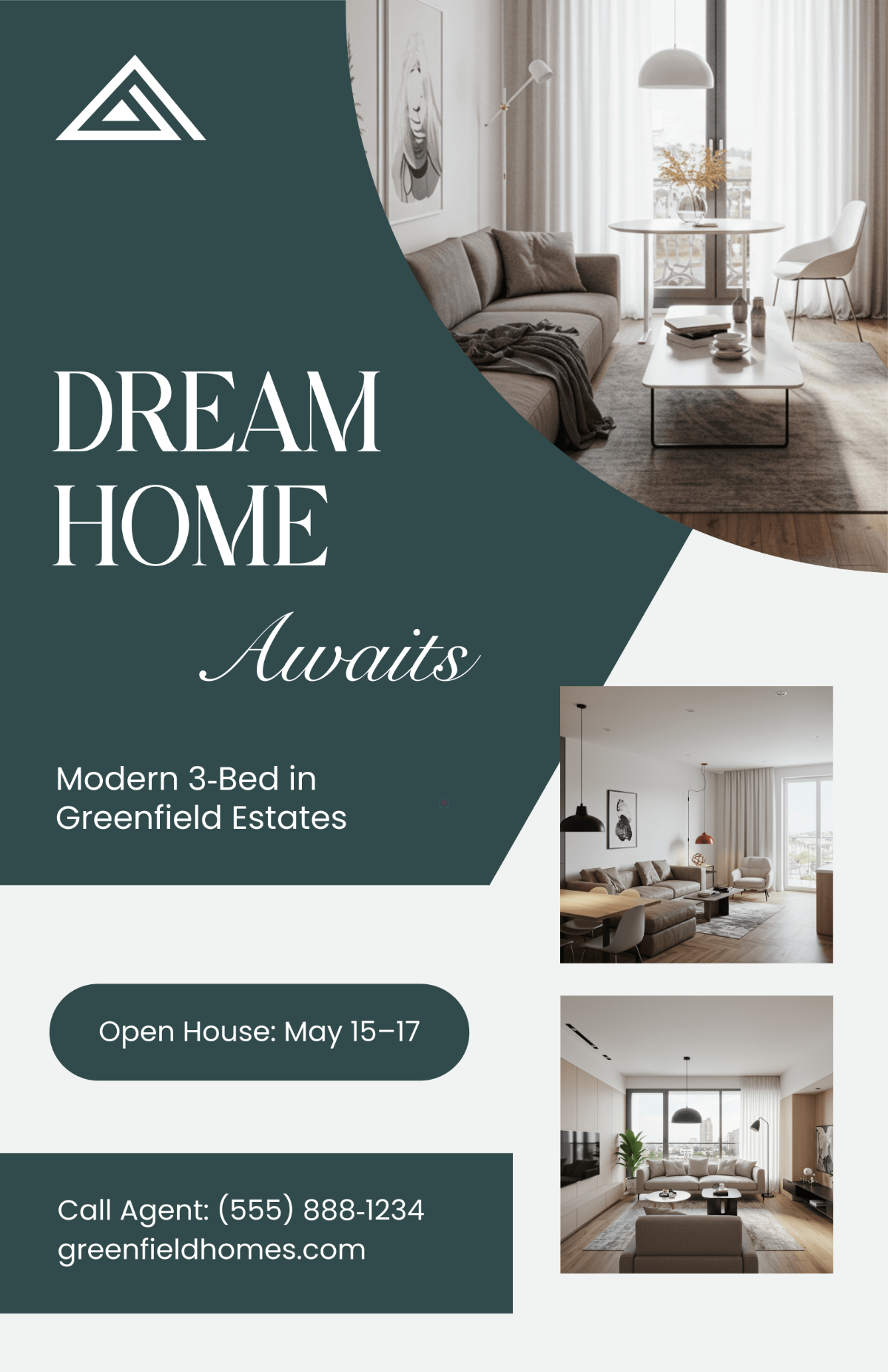 Free Real Estate Photo Poster Template
