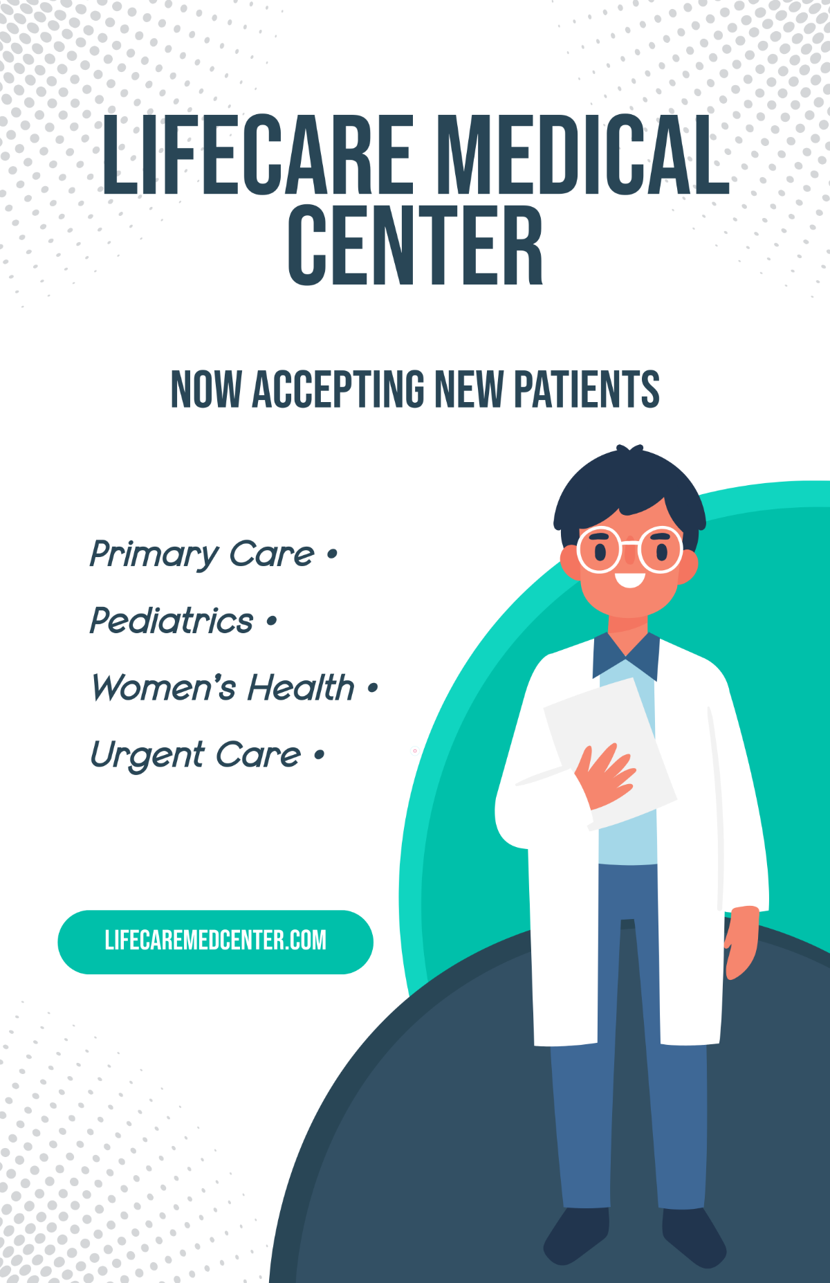 Free Medical Advertising Poster Template