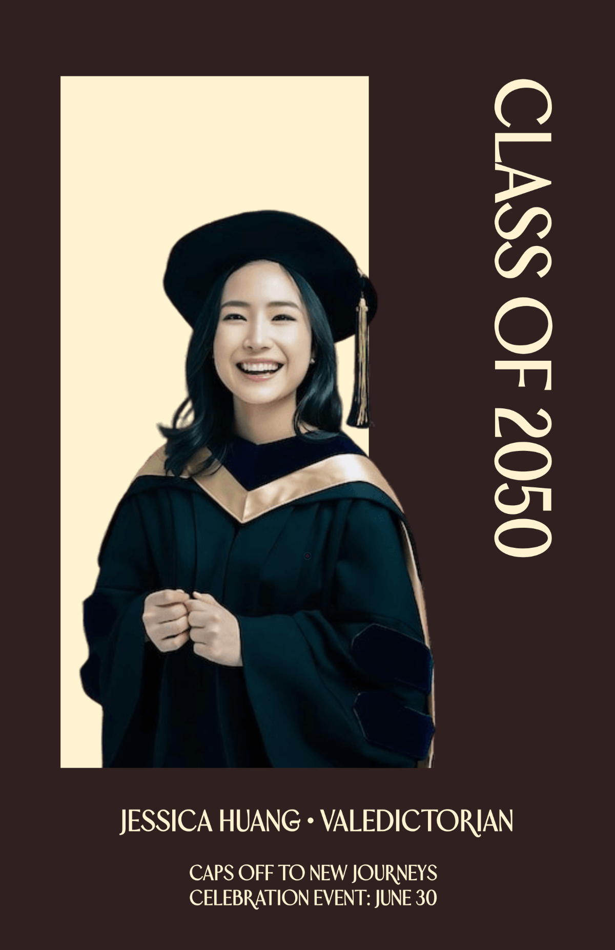 Free Graduation Photo Poster Template