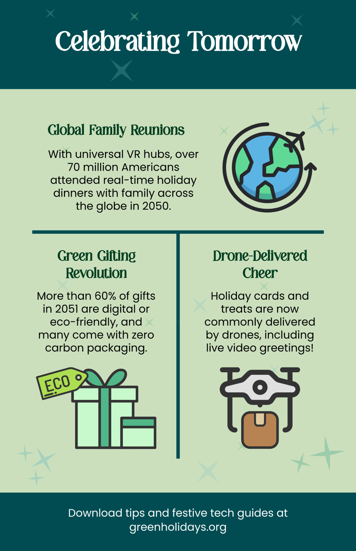 Free Holiday Infographic Poster Template