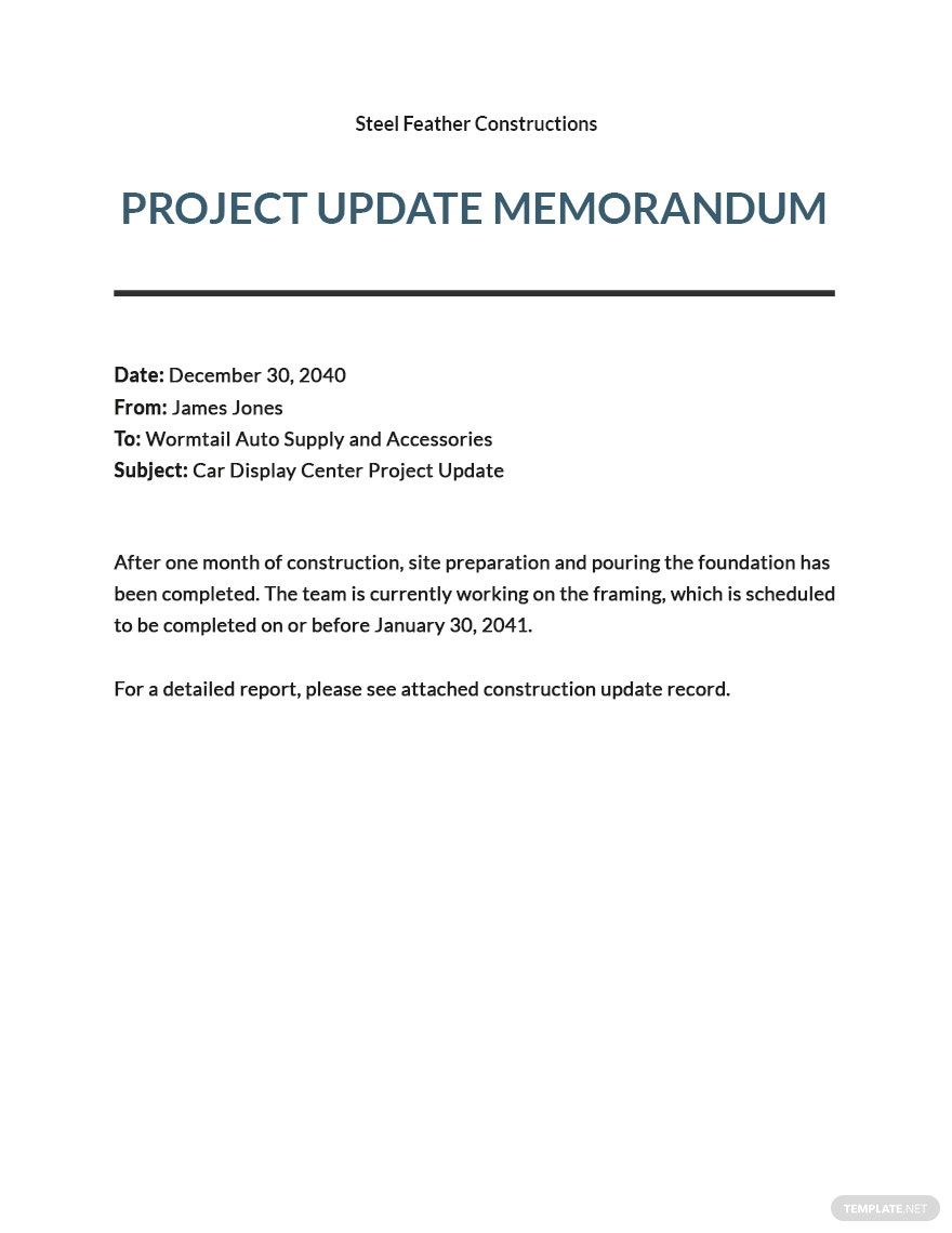 Project Memo Template, Use this pmo standard operating procedure ...