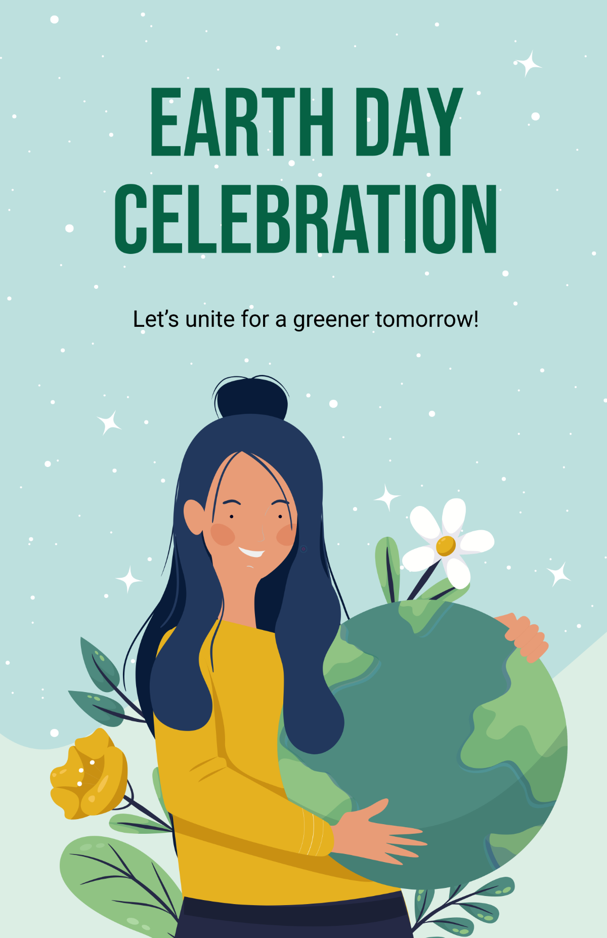 Free Earth Day Celebration Poster Template