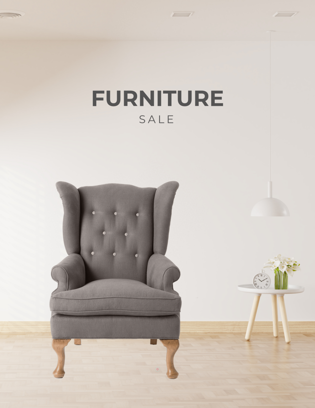 Free Living Room Interior Photo Template