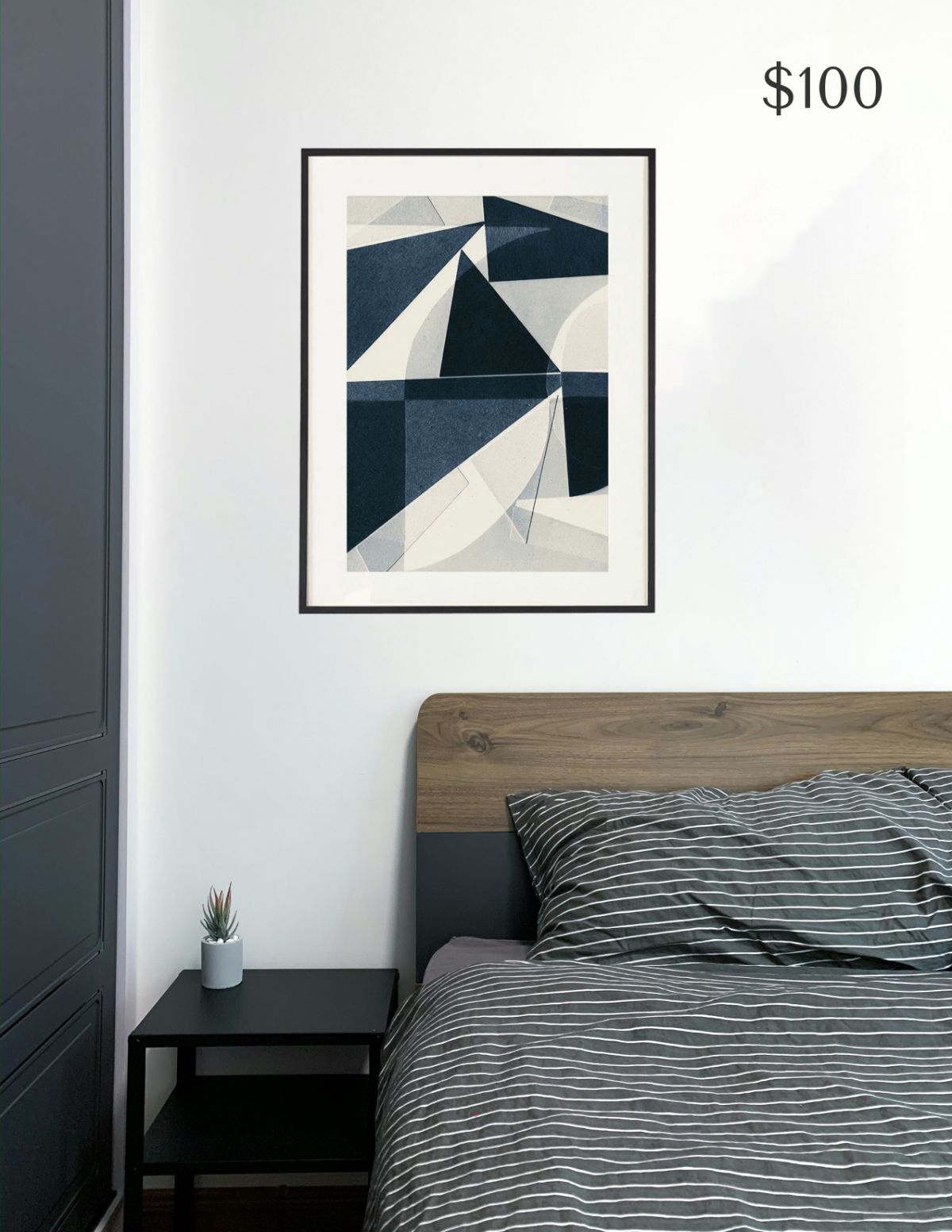 Free Modern Bedroom Interior Photo Template