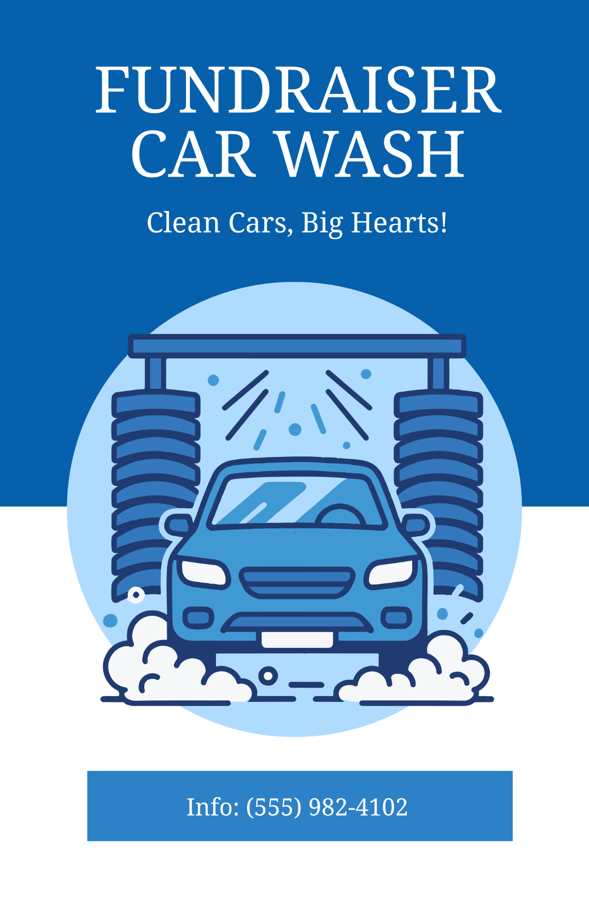 Free Fundraiser Car Wash Poster Template