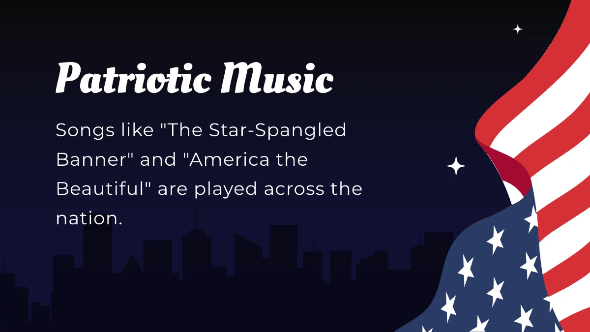 Free 4th of July Presentation Template to Edit Online